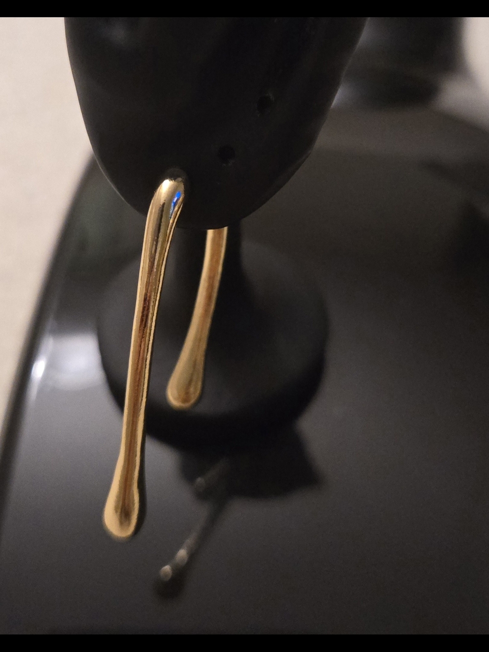 Gold Drop Dangle Earrings - Minimal Sculpted Design